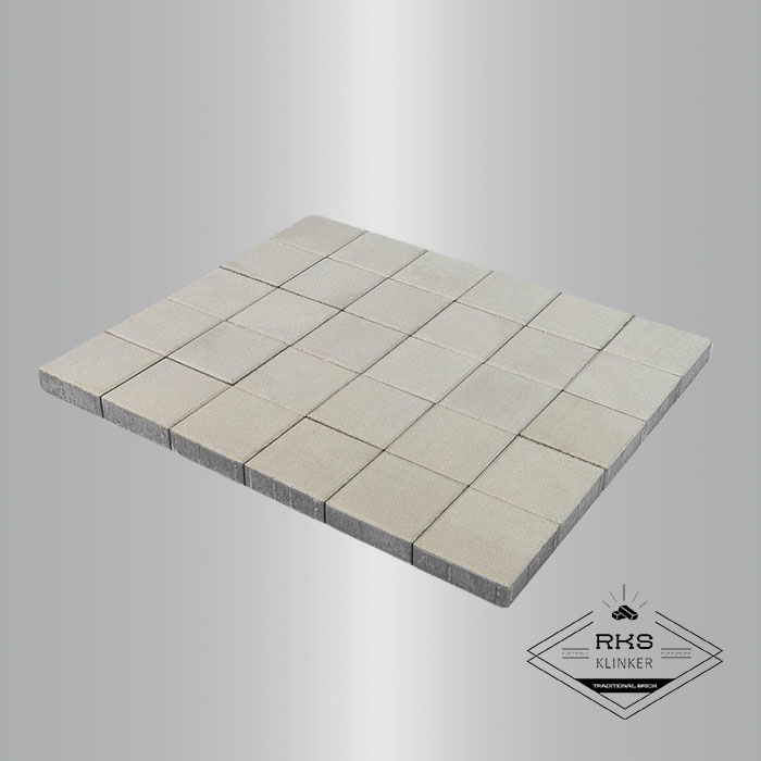 Тротуарная плитка BRAER, Лувр, Белый 200х200х60 мм в Орле